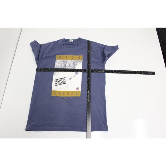 Vintage Utah Powder Ski T Shirt Large - Picture 5 of 7